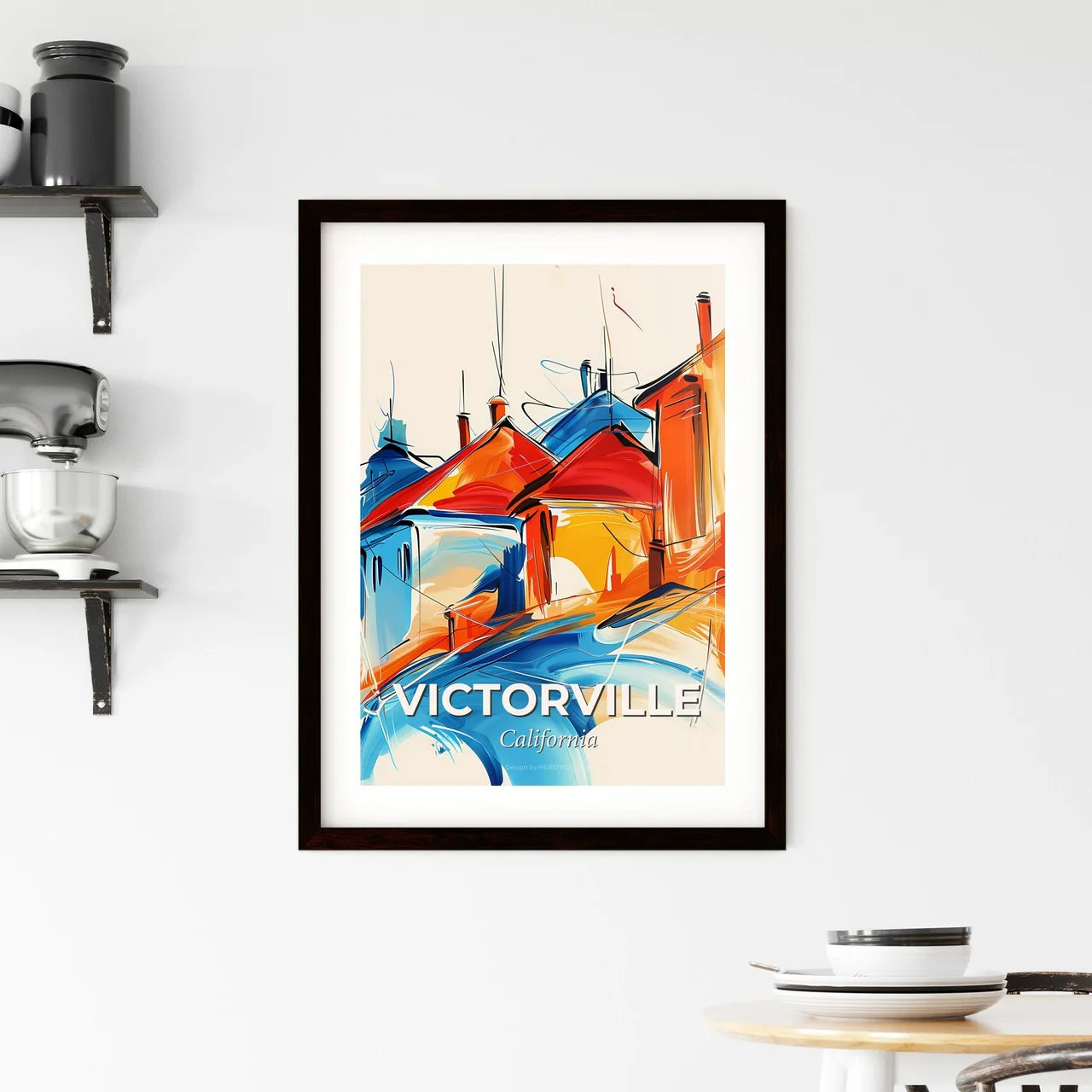 Vibrant Victorville, California Framed Print