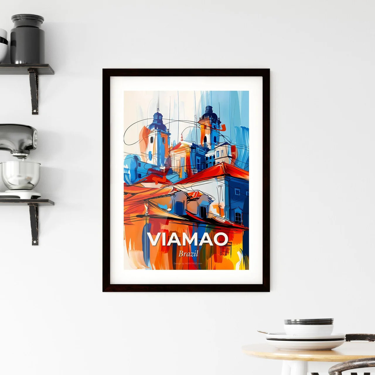 Vibrant Viamao, Brazil Framed Print