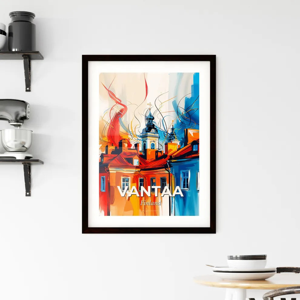 Vibrant Vantaa, Finland Framed Print