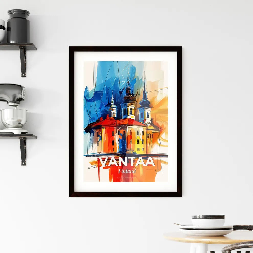 Vibrant Vantaa, Finland Framed Print