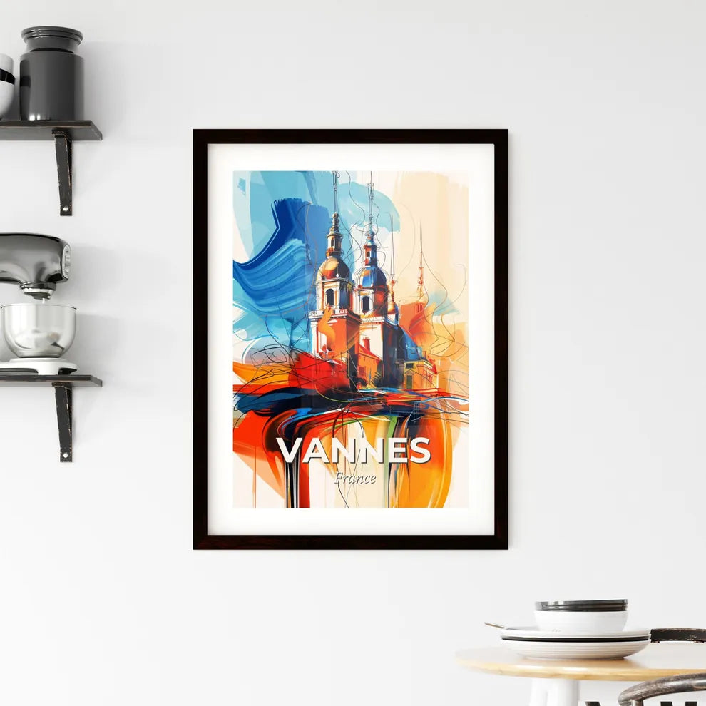 Vibrant Vannes, France Framed Print