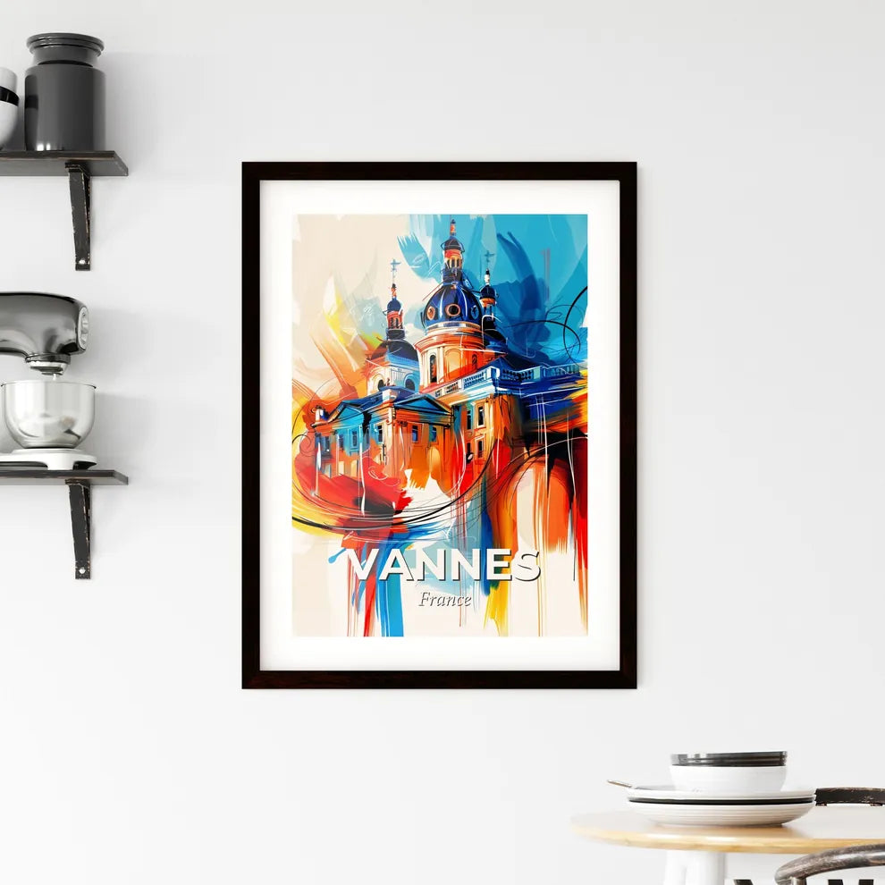 Vibrant Vannes, France Framed Print