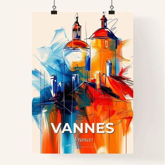 Vibrant Vannes, France Poster