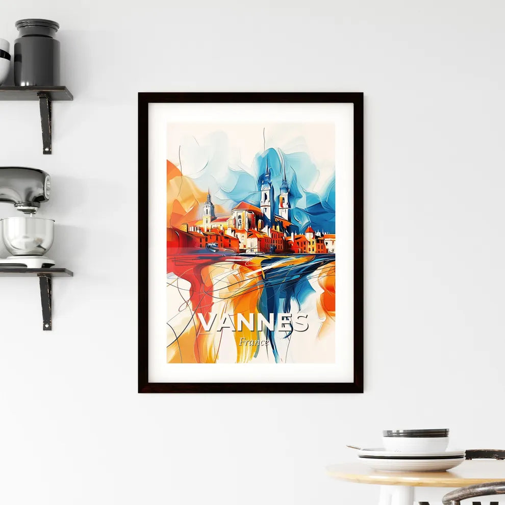 Vibrant Vannes, France Framed Print