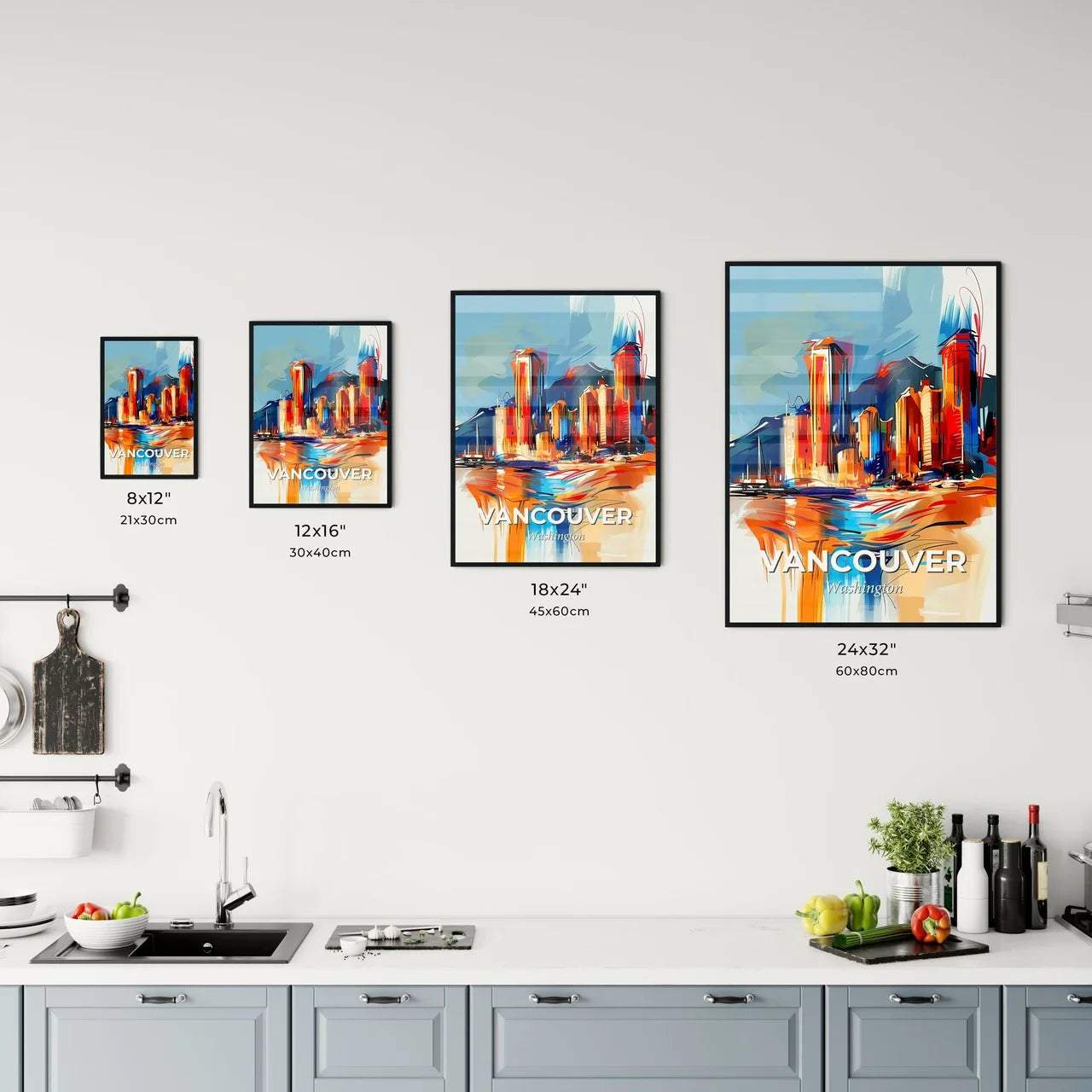 Vibrant Vancouver, Washington Kitchen Art