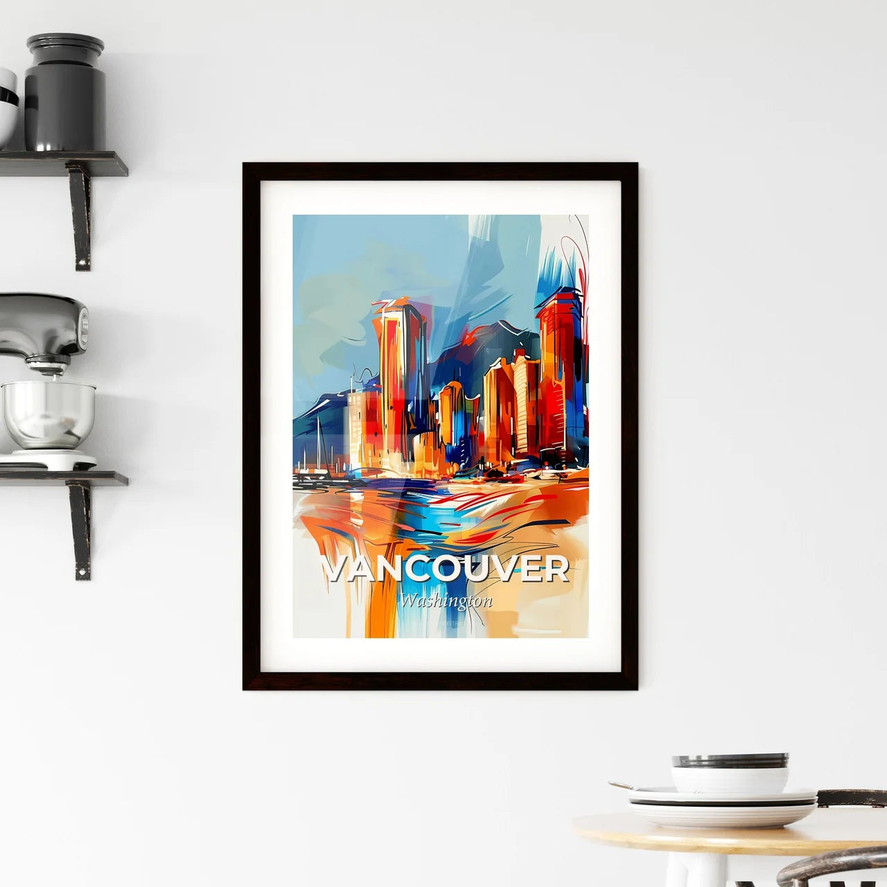 Vibrant Vancouver, Washington Framed Print