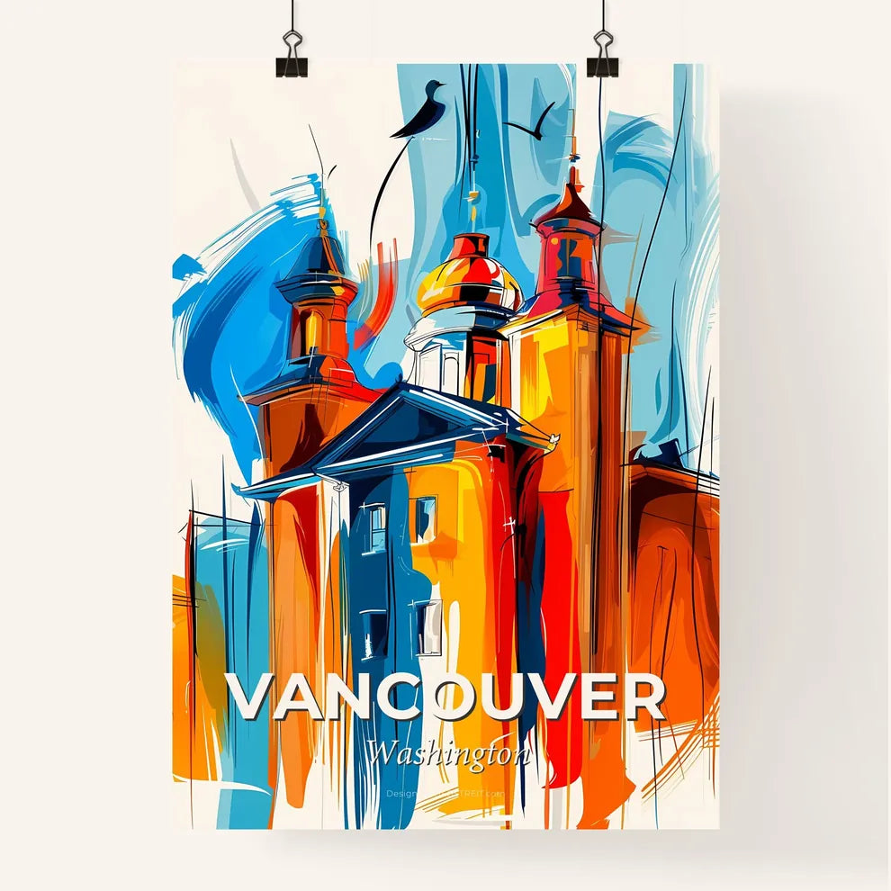 Vibrant Vancouver, Washington Poster
