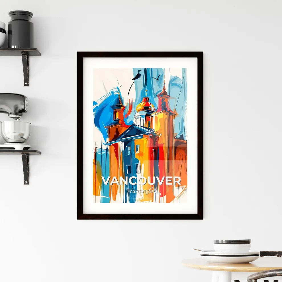 Vibrant Vancouver, Washington Framed Print