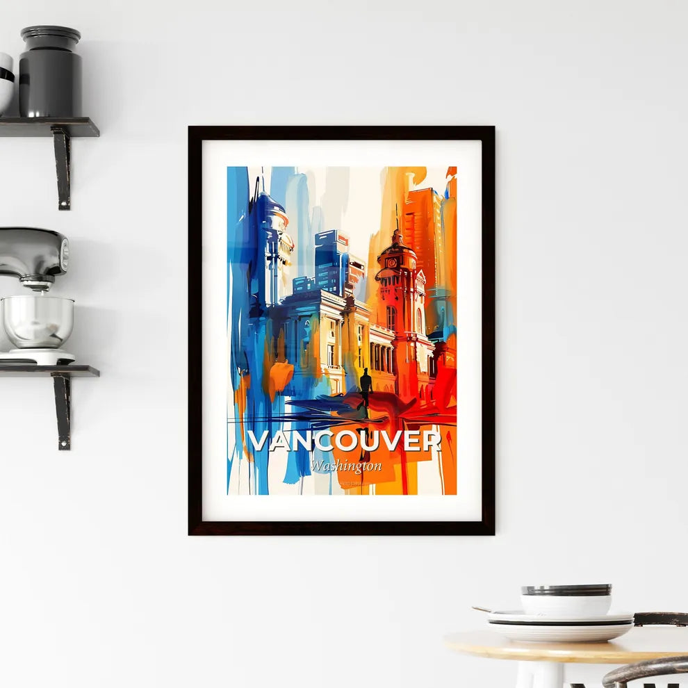 Vibrant Vancouver, Washington Framed Print