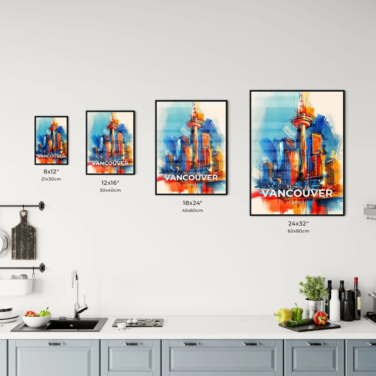 Vibrant Vancouver, Canada Kitchen Art