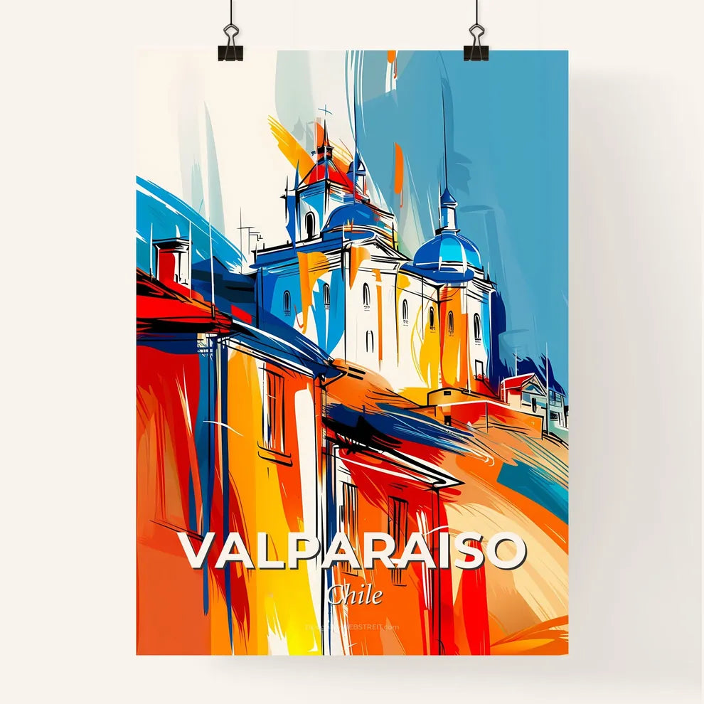 Vibrant Valparaiso, Chile Poster