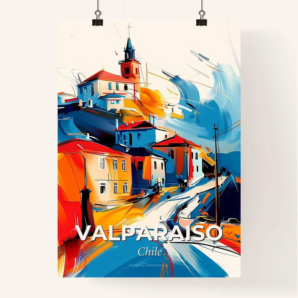 Vibrant Valparaiso, Chile Poster