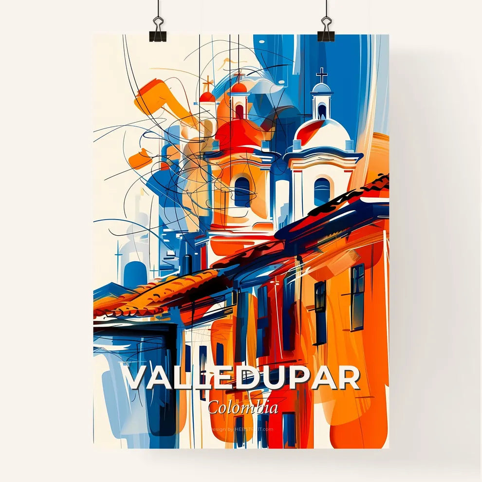 Vibrant Valledupar, Colombia Poster