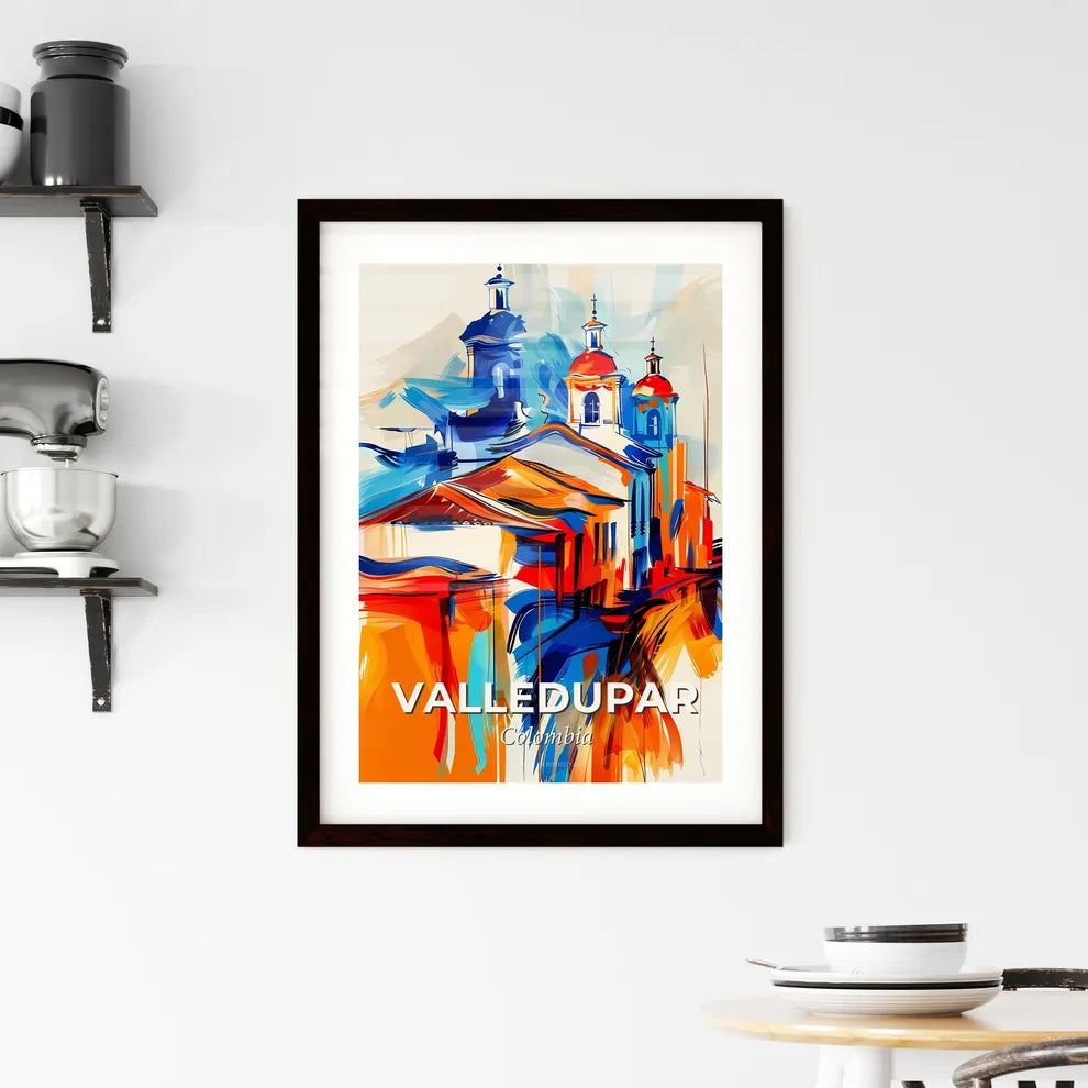 Vibrant Valledupar, Colombia Framed Print