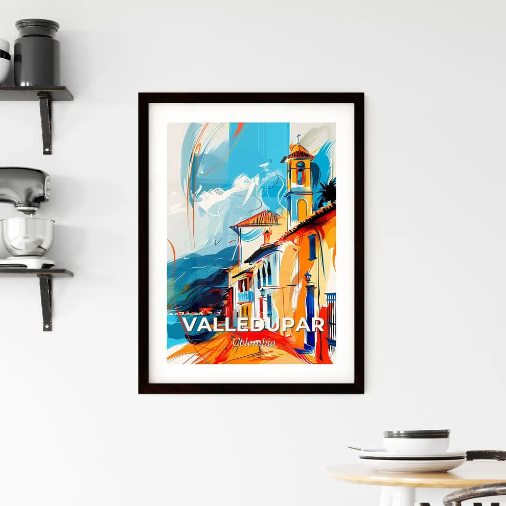 Vibrant Valledupar, Colombia Framed Print
