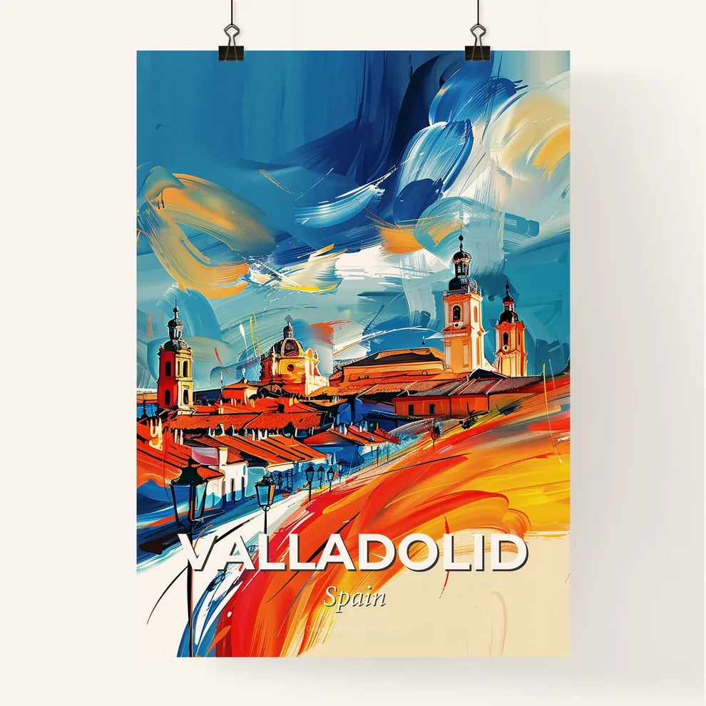 Vibrant Valladolid, Spain Poster