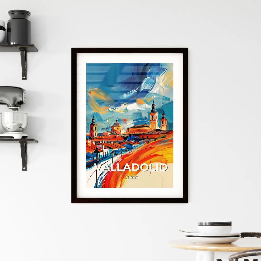 Vibrant Valladolid, Spain Framed Print