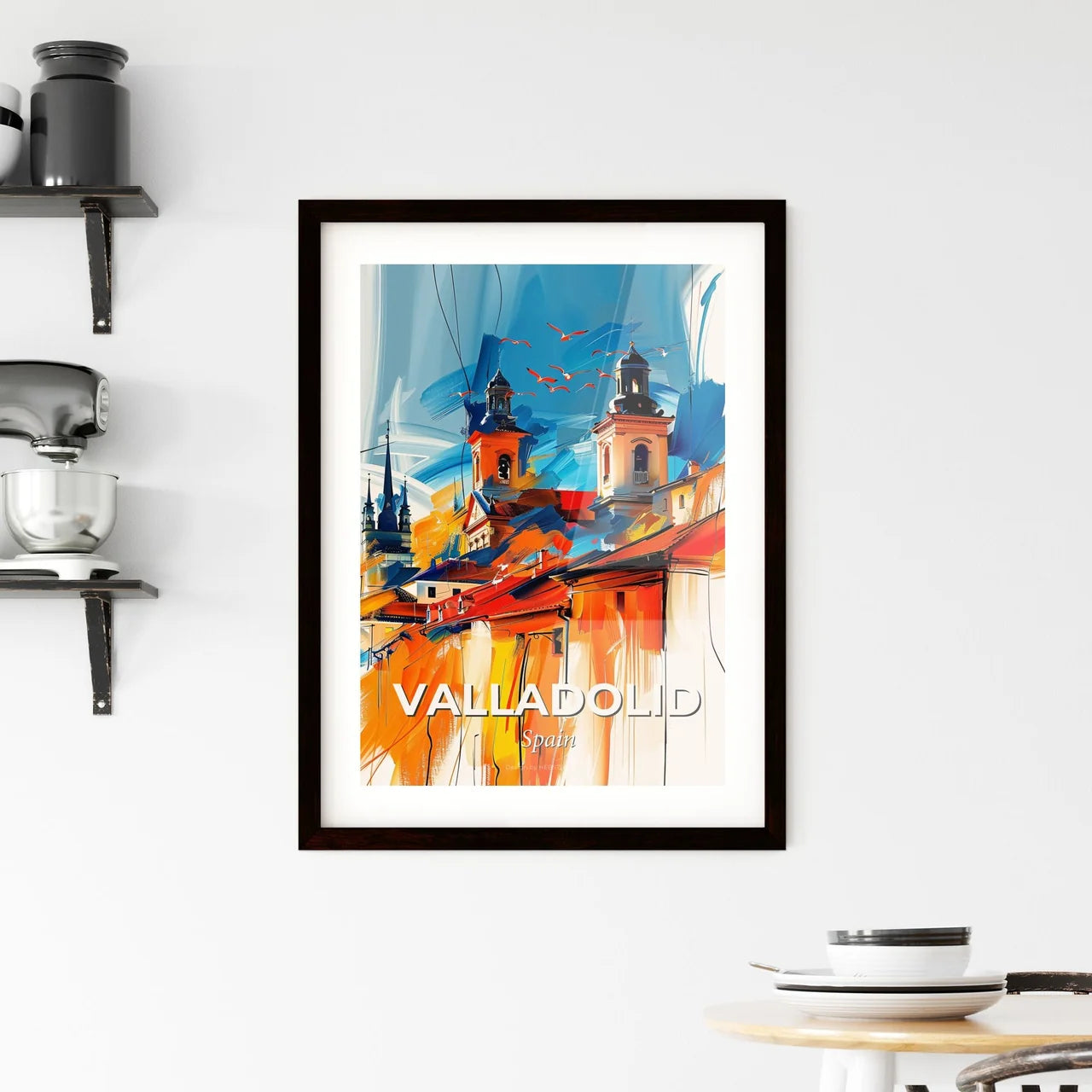 Vibrant Valladolid, Spain Framed Print