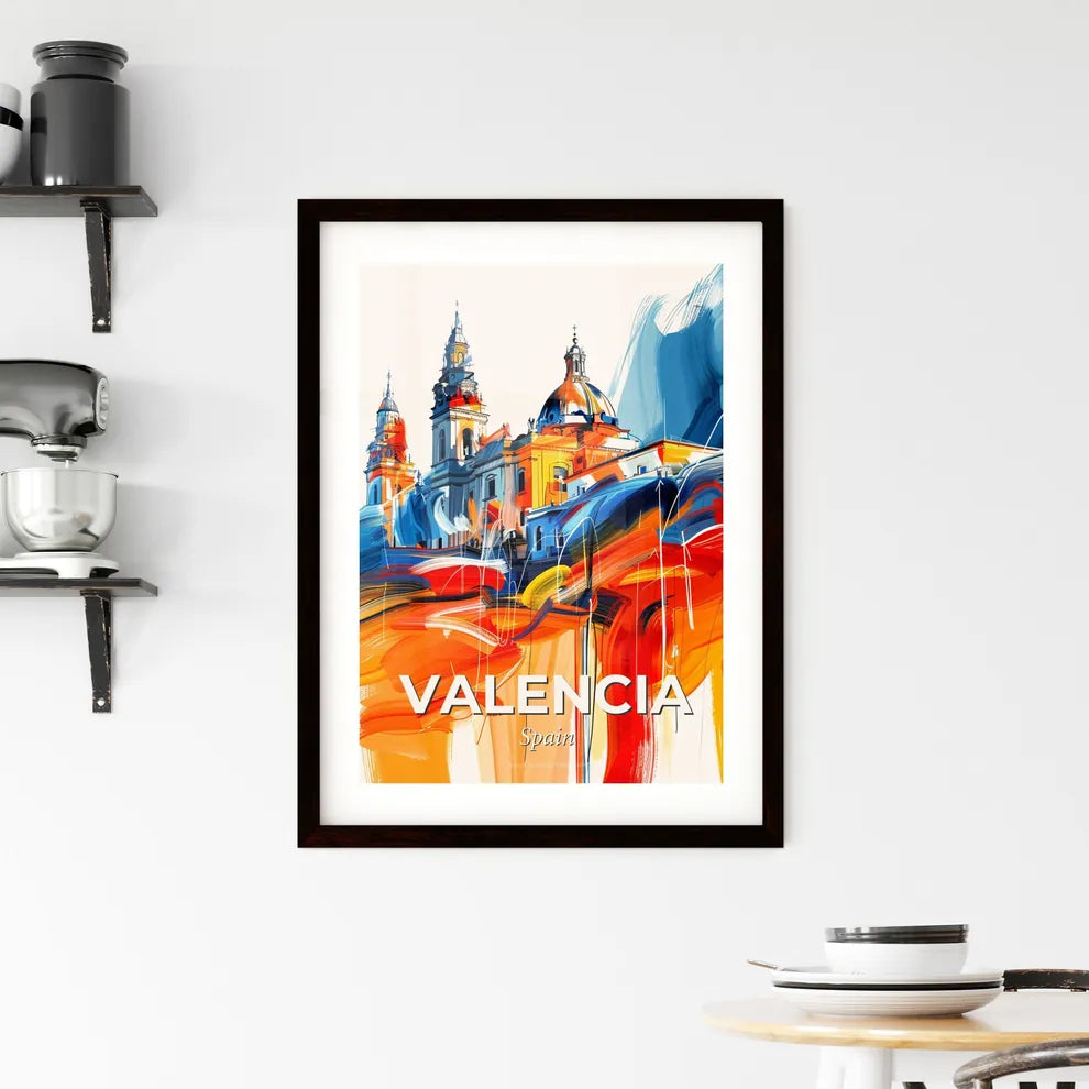 Vibrant Valencia, Spain Framed Print