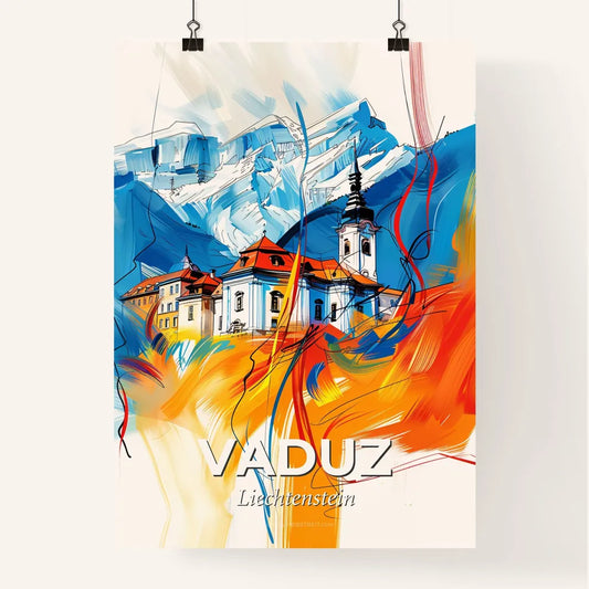 Vibrant Vaduz, Liechtenstein Poster