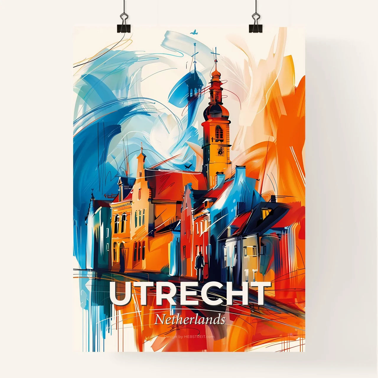 Vibrant Utrecht, Netherlands Poster