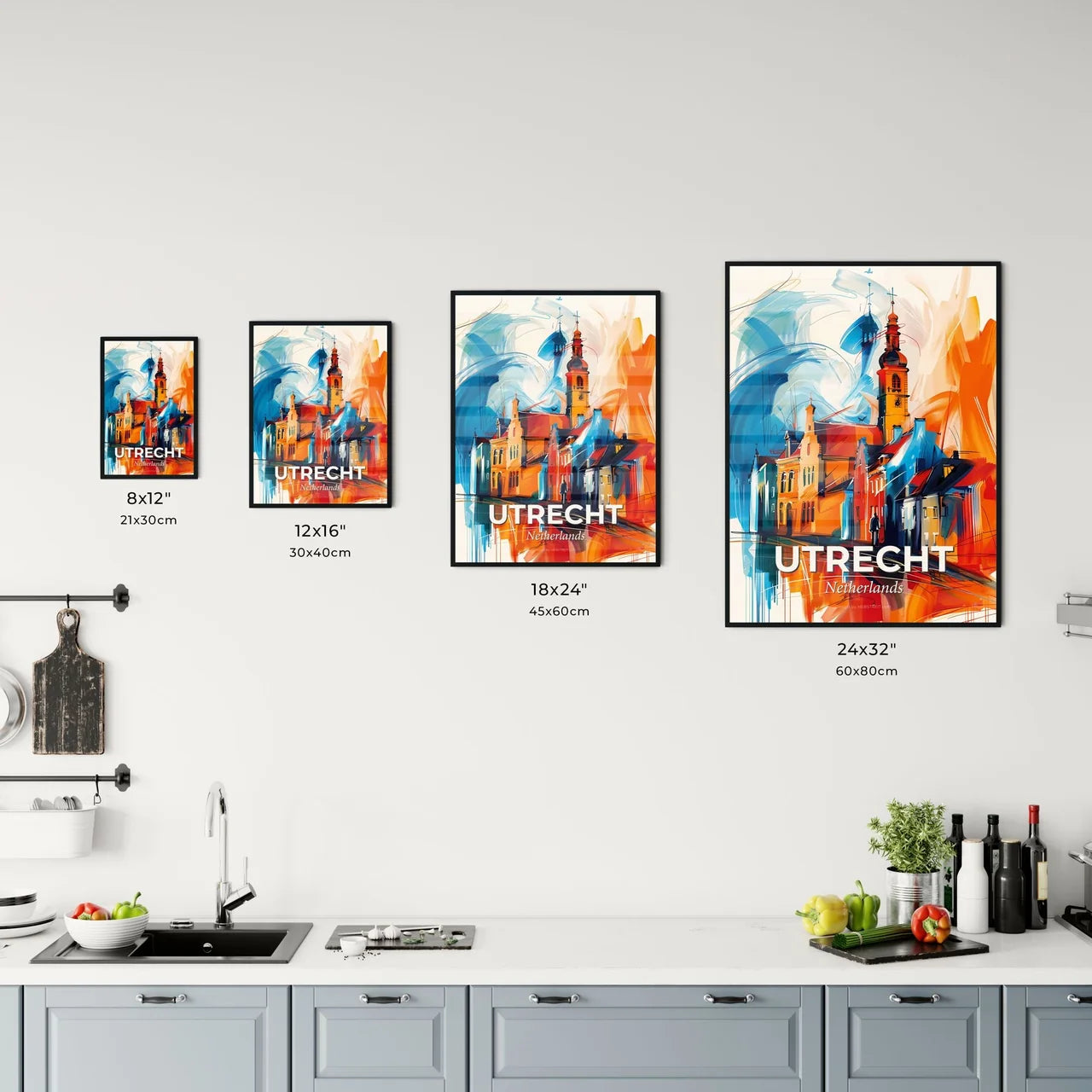 Vibrant Utrecht, Netherlands Kitchen Art