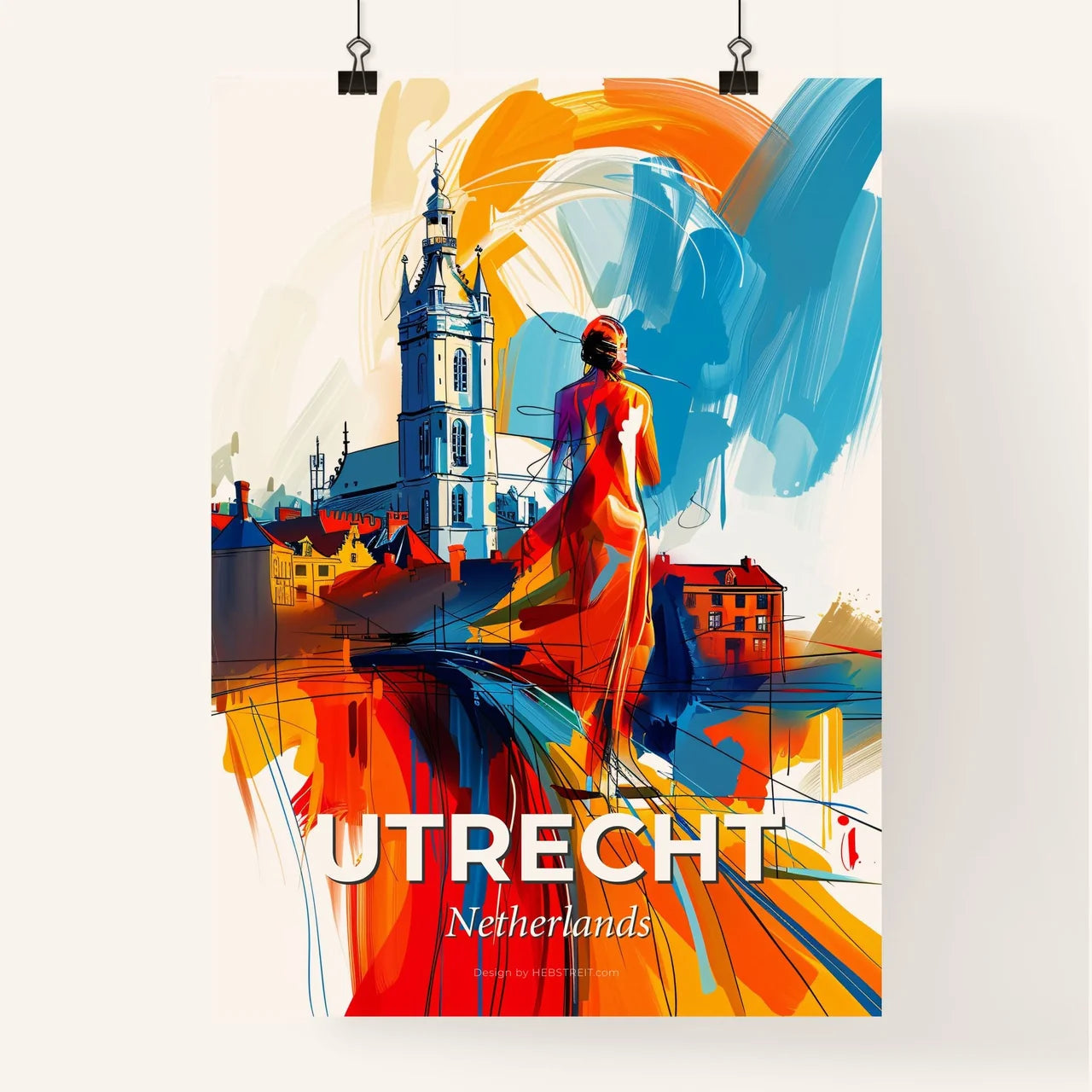 Vibrant Utrecht, Netherlands Poster