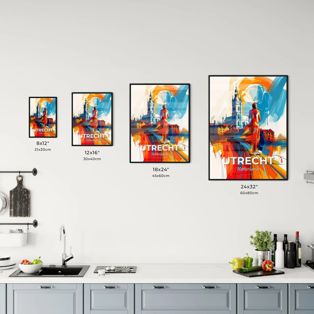 Vibrant Utrecht, Netherlands Kitchen Art