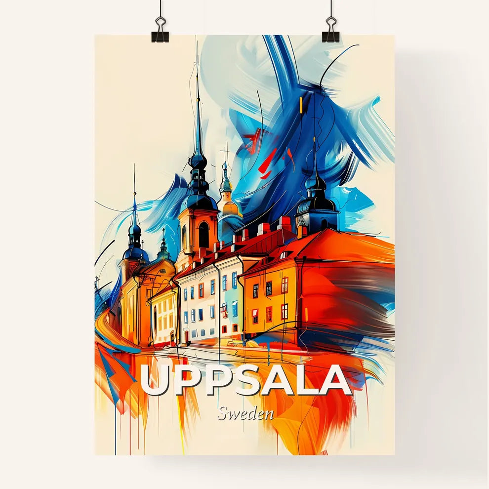 Vibrant Uppsala, Sweden Poster