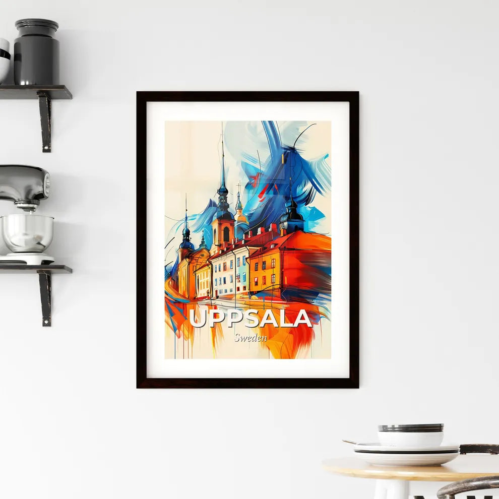 Vibrant Uppsala, Sweden Framed Print