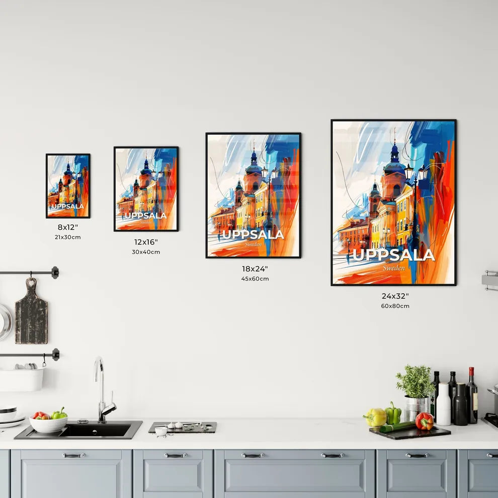 Vibrant Uppsala, Sweden Kitchen Art