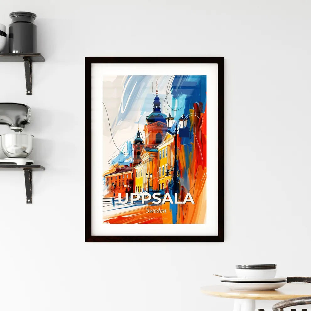 Vibrant Uppsala, Sweden Framed Print