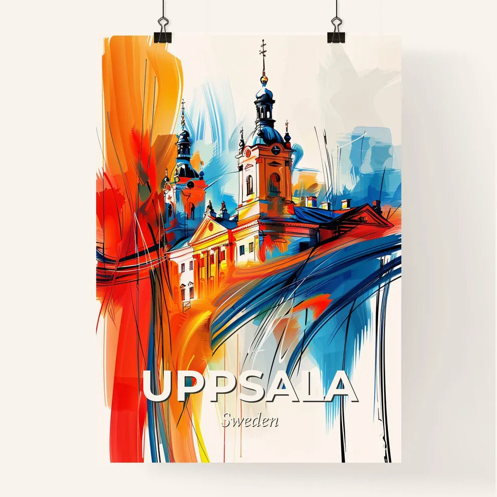 Vibrant Uppsala, Sweden Poster