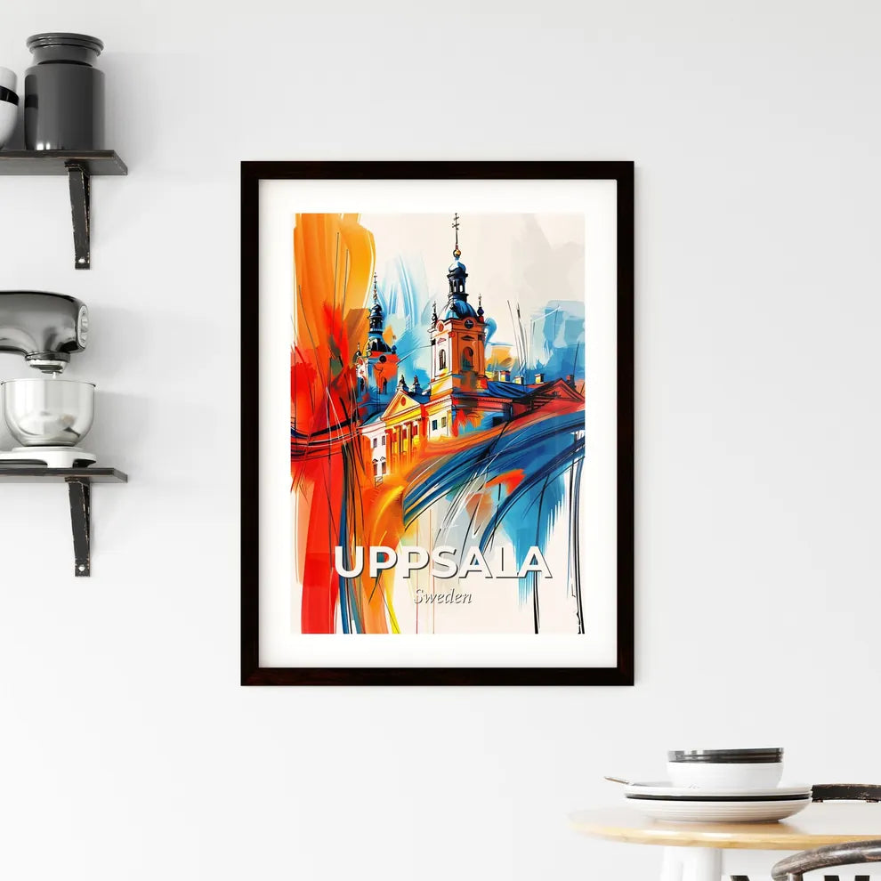 Vibrant Uppsala, Sweden Framed Print