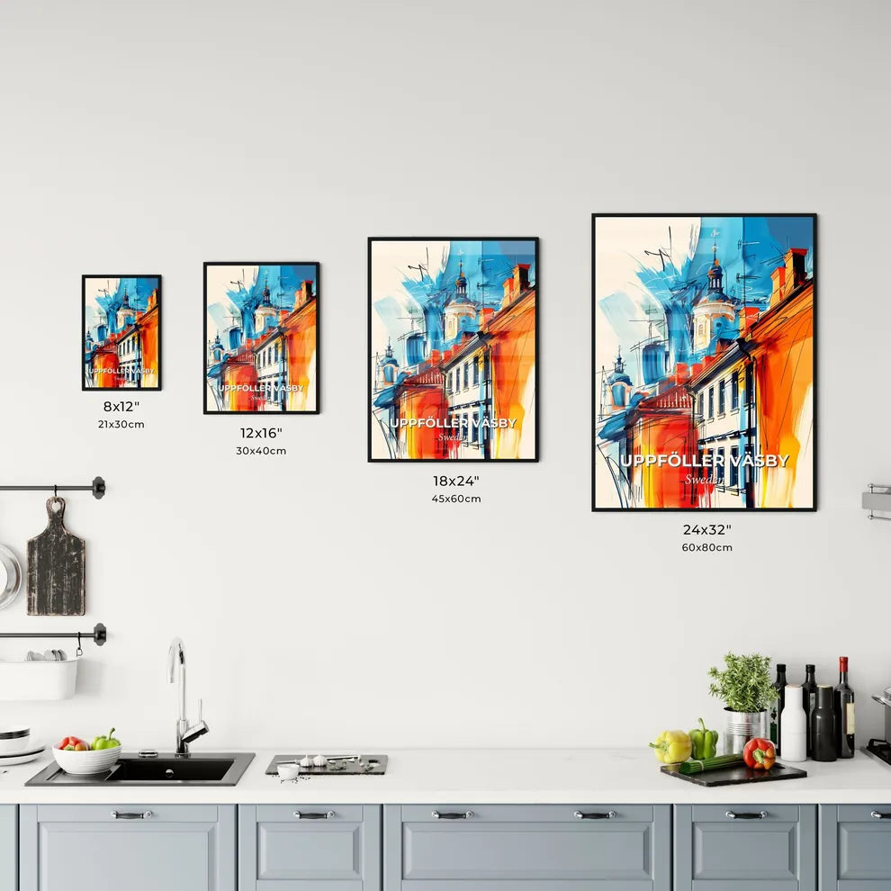 Vibrant Uppföller Väsby, Sweden Kitchen Art