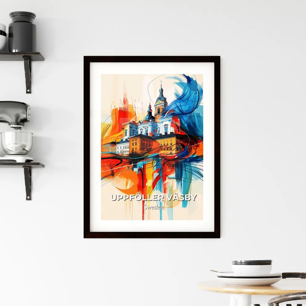 Vibrant Uppföller Väsby, Sweden Framed Print