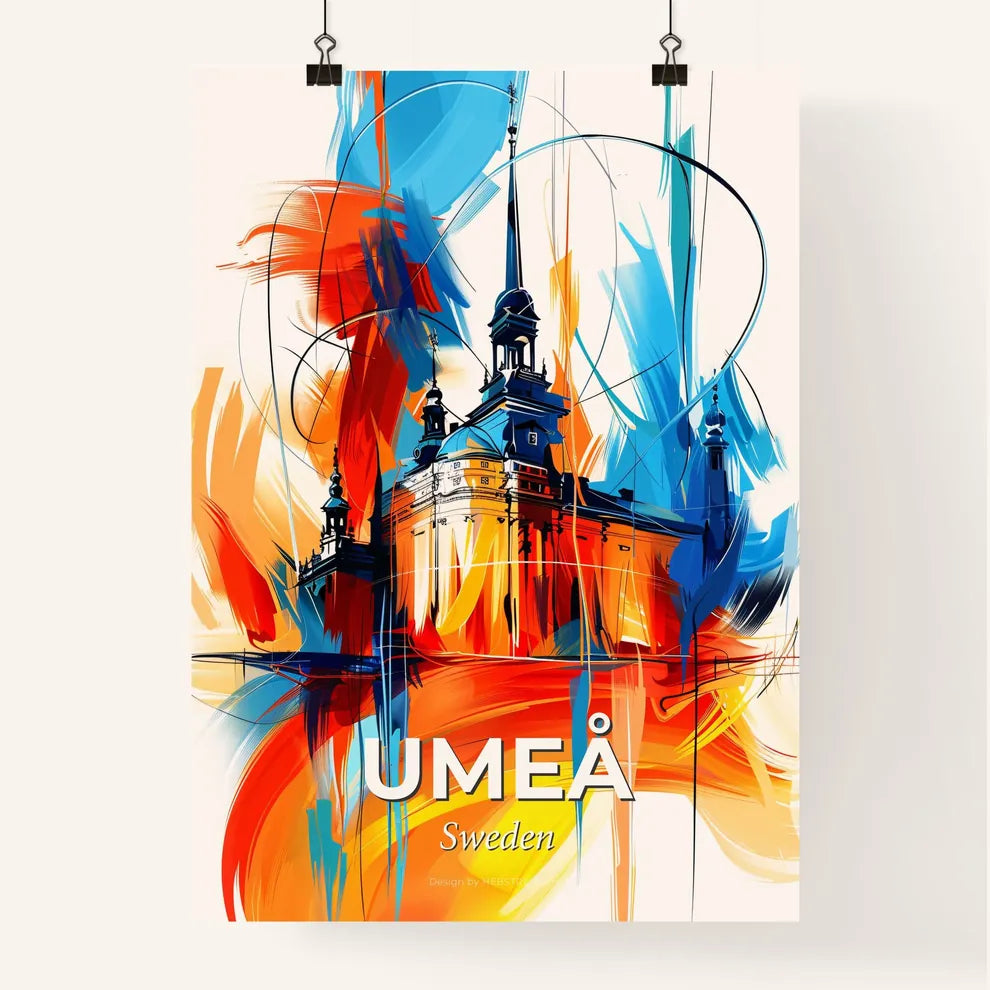 Vibrant Umeå, Sweden Poster