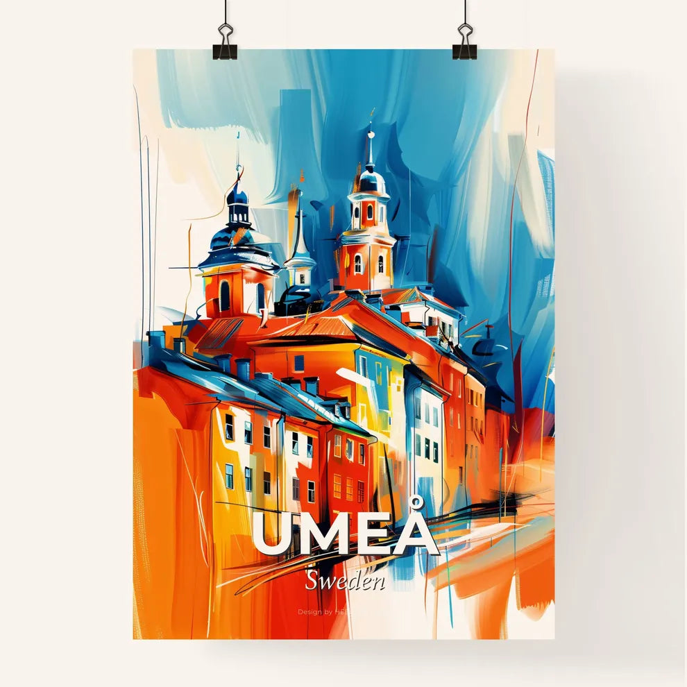Vibrant Umeå, Sweden Poster