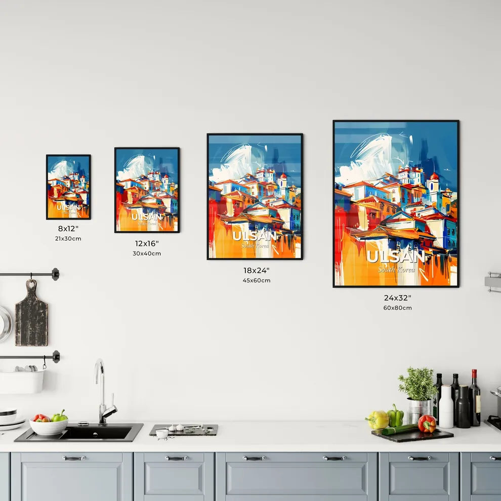Vibrant Ulsan, South Korea Kitchen Art