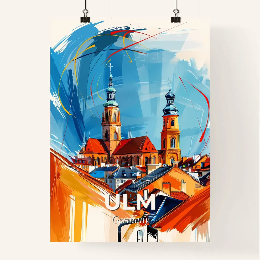 Vibrant Ulm, Germany Poster