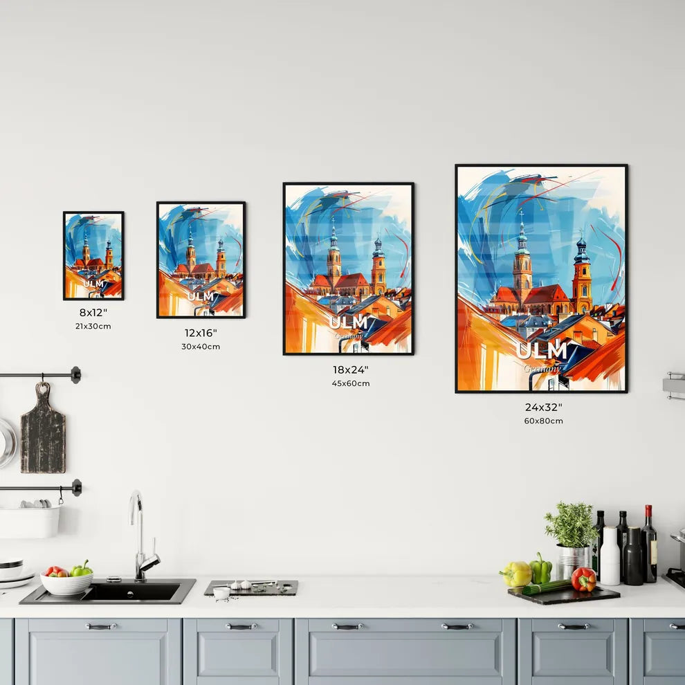 Vibrant Ulm, Germany Kitchen Art