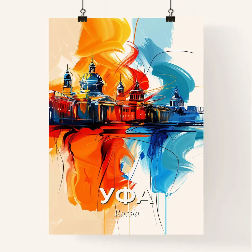 Vibrant Уфа, Russia Poster