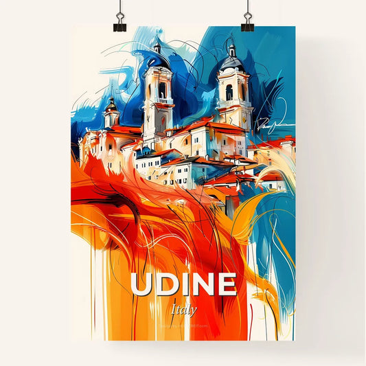 Vibrant Udine, Italy Poster