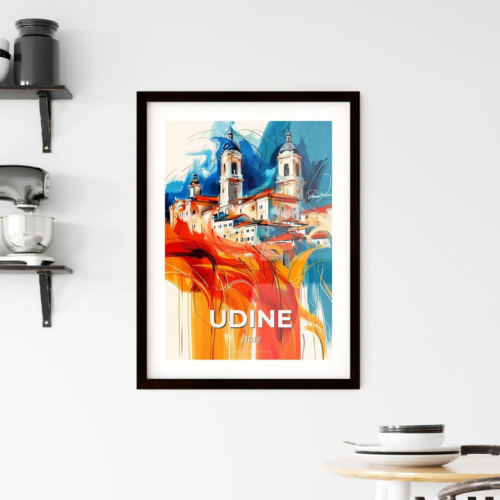 Vibrant Udine, Italy Framed Print