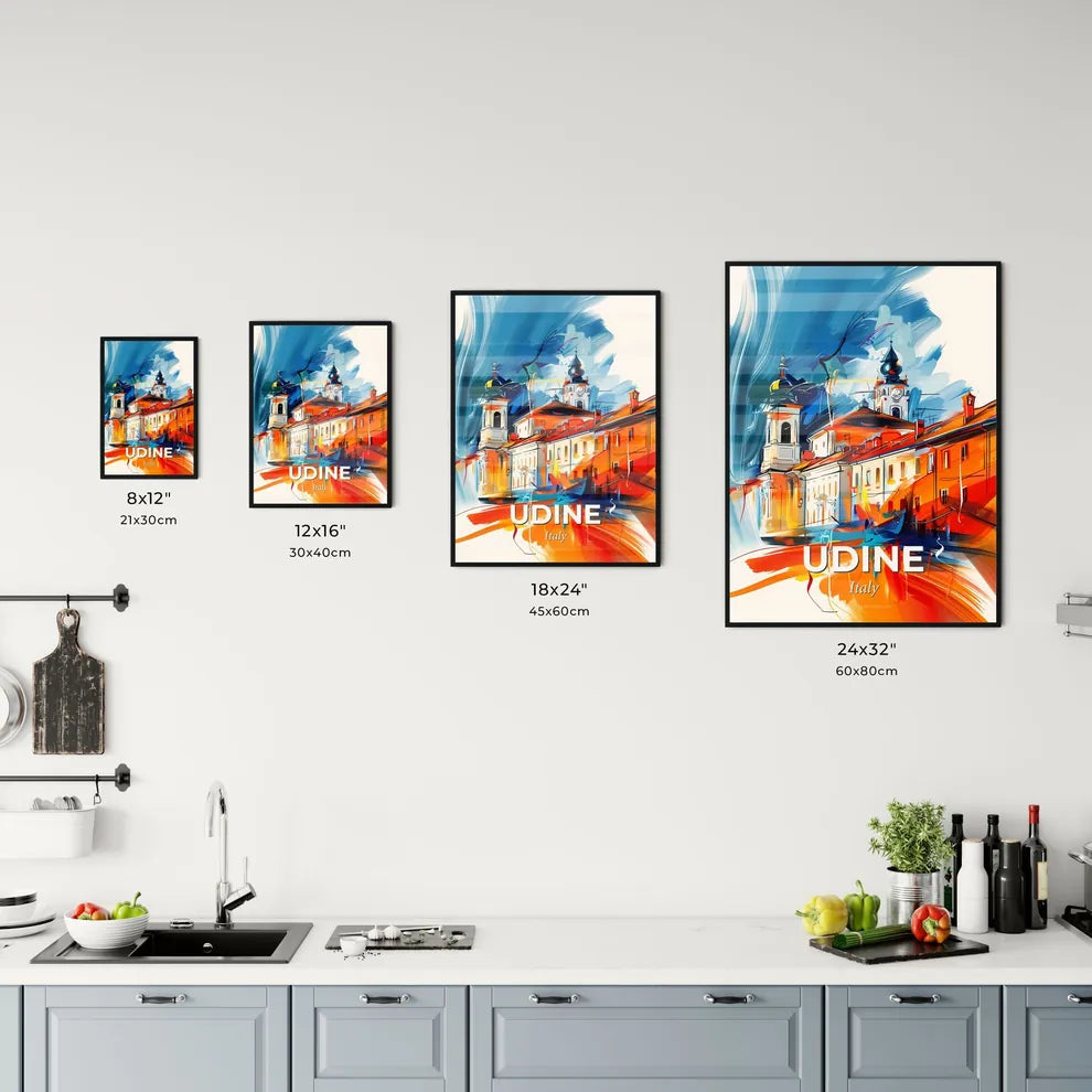 Vibrant Udine, Italy Kitchen Art