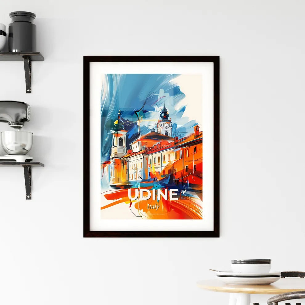 Vibrant Udine, Italy Framed Print