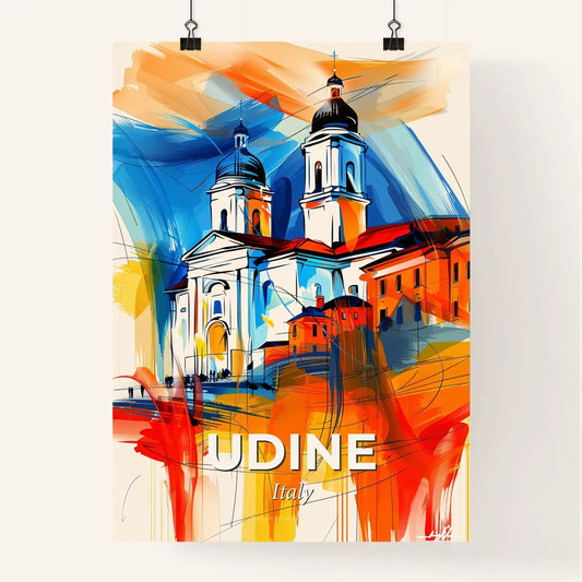 Vibrant Udine, Italy Poster