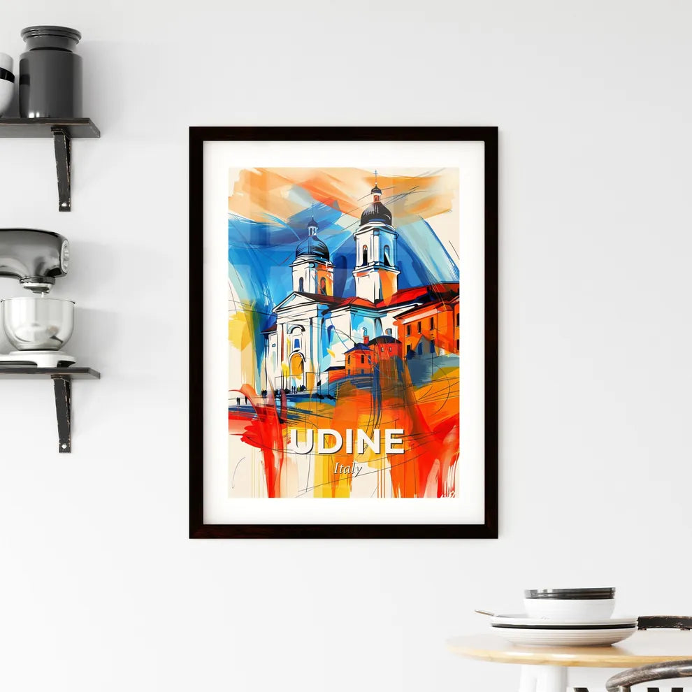 Vibrant Udine, Italy Framed Print