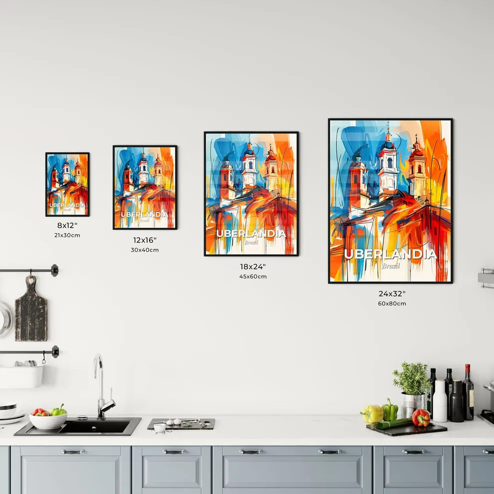 Vibrant Uberlandia, Brazil Kitchen Art