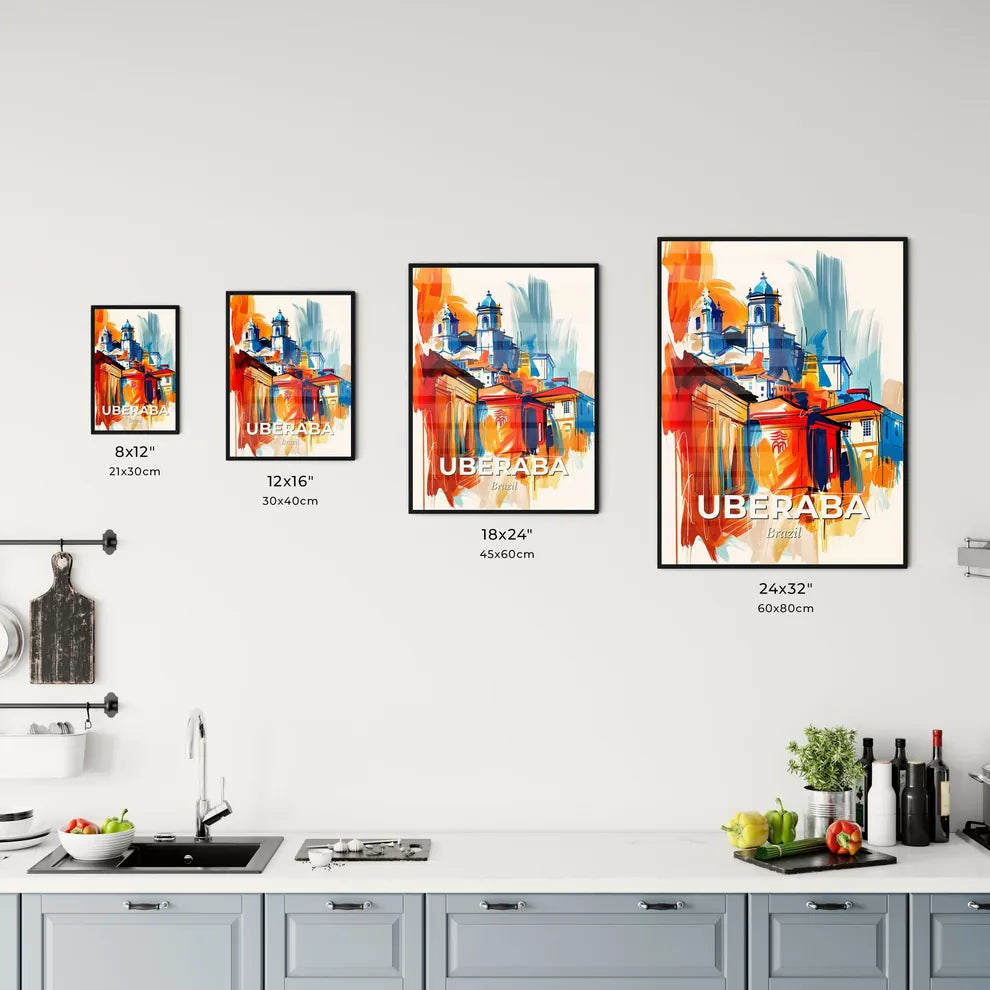 Vibrant Uberaba, Brazil Kitchen Art